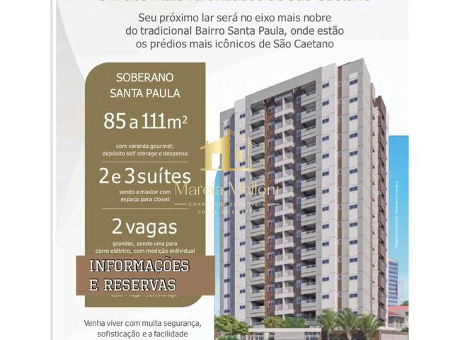 #352 - Apartamento para Venda em São Caetano do Sul - SP - 1