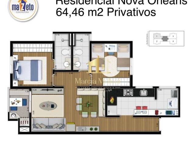 #423 - Apartamento para Venda em Santo André - SP - 3