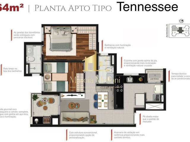 #425 - Apartamento para Venda em Santo André - SP - 3