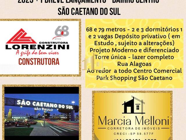 #401 - Apartamento para Venda em São Caetano do Sul - SP - 1