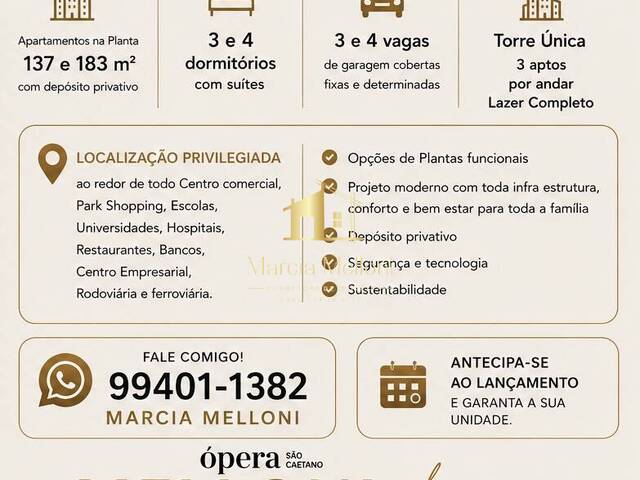 #413 - Apartamento para Venda em São Caetano do Sul - SP